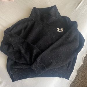 Cowl neck crop sweater